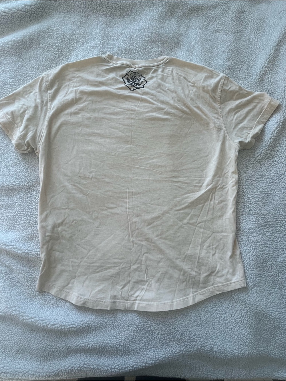 YoungLA Men's Cream Crew Neck Tee - Picture 2 of 3